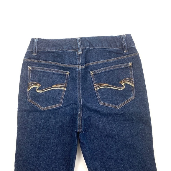 Tommy Hilfiger Spirit Crop Women's size 8 Dark Wash Blue Denim Jeans - Picture 2 of 3